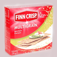 Finn Crisp Original 200gm breads, bursting with whole grains, are all natural, cholesterol free and high in fiber